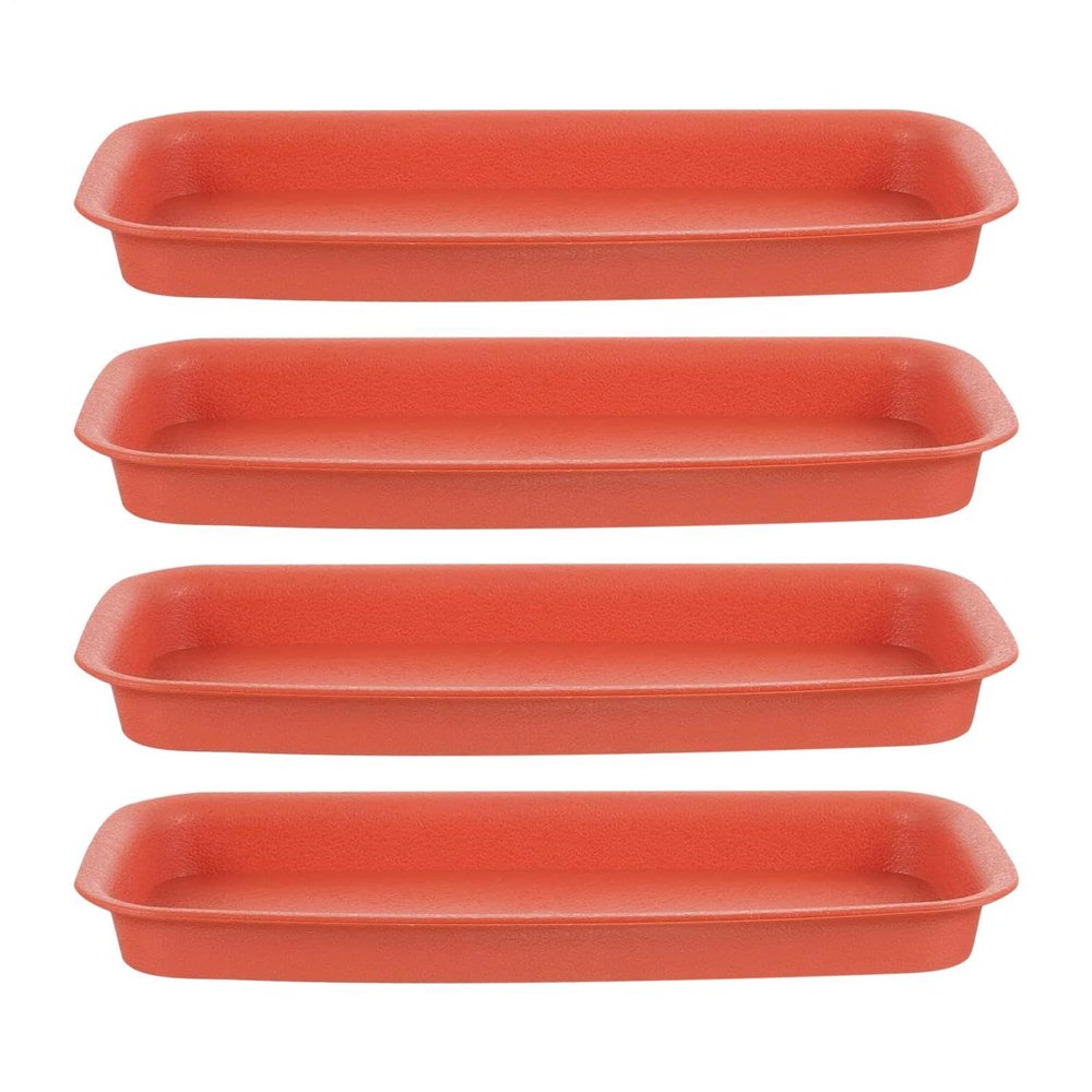 Plant Saucer Set, 4-Pack, 20 cm, PP