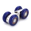 Replacement Rollers for Shower Enclosure Doors, 4-Wheel Sliding Door Hangers, 30 kg view 2