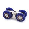 Replacement Rollers for Shower Enclosure Doors, 4-Wheel Sliding Door Hangers, 30 kg view 3