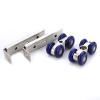 Replacement Rollers for Shower Enclosure Doors, 4-Wheel Sliding Door Hangers, 30 kg view 4