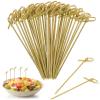 100 pcs Bamboo Cocktail Skewers 12cm view 1