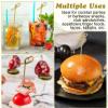 100 pcs Bamboo Cocktail Skewers 12cm view 2