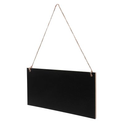 YARNOW Small Erasable Hanging Chalkboard, Rectangular Sign with Wear-Resistant Surface for Kitchen and Living Room Décor