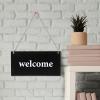 YARNOW Small Erasable Hanging Chalkboard, Rectangular Sign with Wear-Resistant Surface for Kitchen and Living Room Décor view 4