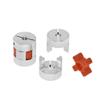 Flexible Lead Screw Coupling, Aluminum Plum Coupling, D25, L30, Motor Connection, 3D Printer Coupling (8 x 8 mm) view 3