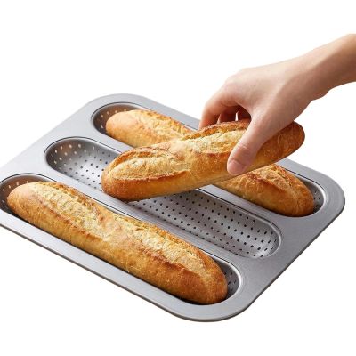 French Baguette Baking Pan for Homemade Sandwiches