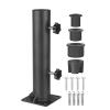 YPBEW Deck Umbrella Holder Base, Flagpole Stand with Sleeves and Screws, Replacement Metal Bracket view 1