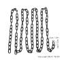 VALICLUD Black Plastic Link Chain, 10 mm, 5 m, Cuttable and Reusable view 2