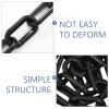 VALICLUD Black Plastic Link Chain, 10 mm, 5 m, Cuttable and Reusable view 3