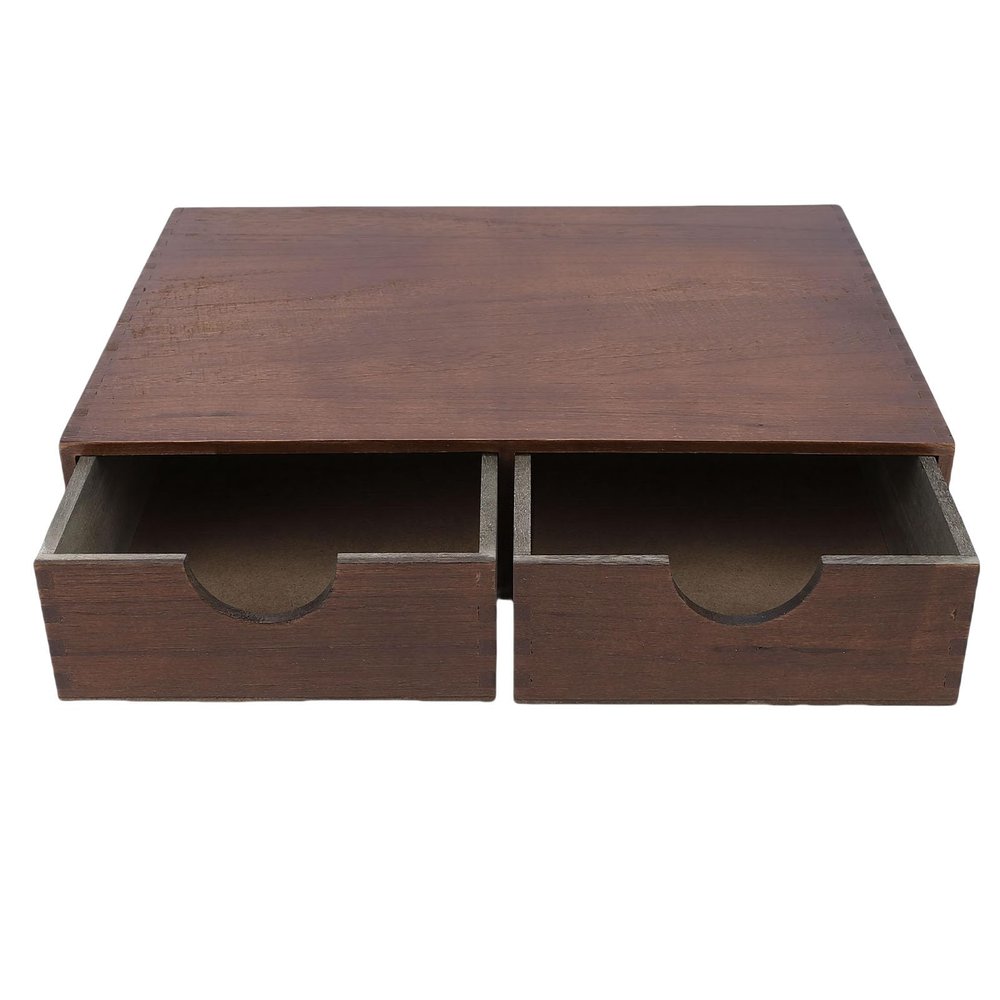Aramox Coffee Capsule Drawer and Coffee Machine Stand, Composite Wood