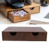 Aramox Coffee Capsule Drawer and Coffee Machine Stand, Composite Wood view 2