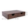 Aramox Coffee Capsule Drawer and Coffee Machine Stand, Composite Wood view 3