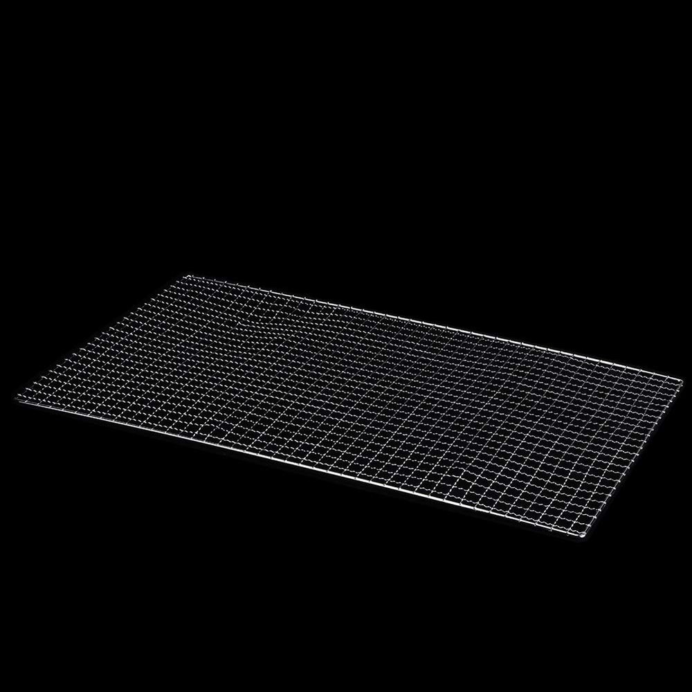 RhineCart Basics Durable Stainless Steel Grill Mesh with Even Heat Distribution, 19.7 x 11.8 in