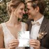 Eucalyptus Corner Wedding Invitations, A6, Set of 10 view 2