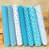 EasyByMall 7-Piece Pre-Cut Cotton Quilt Fabric Bundle view 2