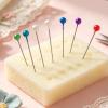 Fabric Pins, 100 pcs 3.8 cm Stainless Steel with Colorful Heads view 3