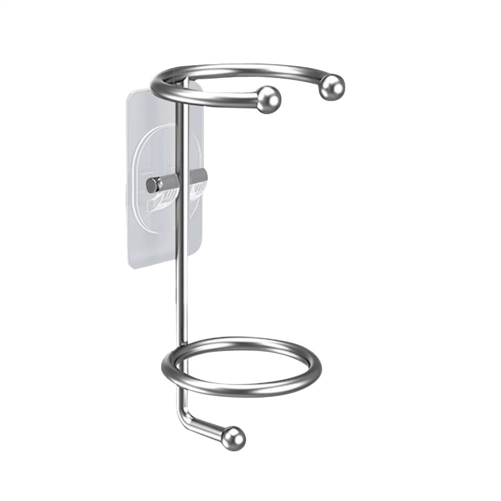 Wall Mount Toothbrush Holder - No Drill Stainless Steel