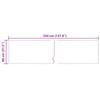 vidaXL MARSA Runner Rug Multicolored 80 x 350 cm Polyester and PVC view 3