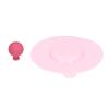 Riuulity Silicone Cup Lid, Food-Grade, Lightweight, Portable, Dustproof (PINK) view 4