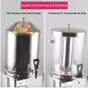 VNVFJKLO 16 L Commercial Stainless Steel Beverage Dispenser with Double Tanks view 2