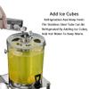 VNVFJKLO 16 L Commercial Stainless Steel Beverage Dispenser with Double Tanks view 3