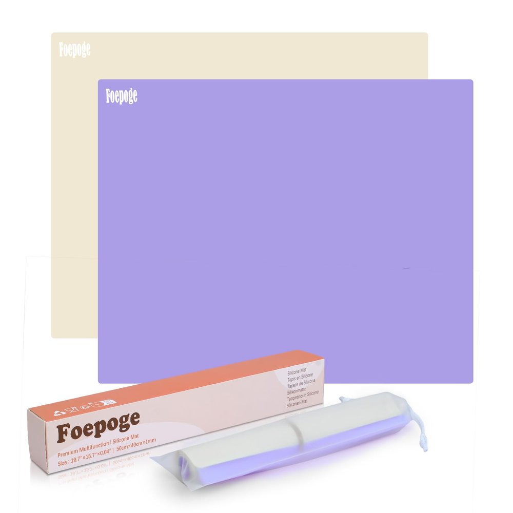 Silicone Paint Mat for Kids, 2-Pack, 50 x 40 cm, Nonstick