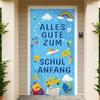 Back to School Decoration Banner, Best Wishes for School Start 90 x 185 cm view 1