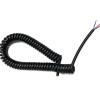 GRASAKY 3-Core 20 AWG Black Coiled Telescopic Spring Cable, 0.5 mm², Flexible Electrical Extension Cable (Stretches to 6 m) view 4