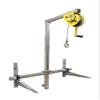 Galvanized Foldable Self-Locking Manual Rope Winch for Air Conditioner Installation view 1