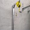 Galvanized Foldable Self-Locking Manual Rope Winch for Air Conditioner Installation view 2