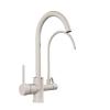 CLMJHG MOCHAMIK Kitchen Faucet, Gold/Black/Chrome, Pull-Down Filter, 2/3-Way Mixer, Hot/Cold Water, Beige with Dots view 1