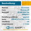 Stahl-Shop24 40 × 40 × 5 mm Aluminum Angle, 2000 mm, AlMgSi0.5, Raw view 3