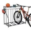 Relaxdays Floor Bike Rack for 4 Bikes, Anthracite view 1