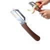 3-in-1 Vegetable Peeler with Wooden Handle and Bottle Opener view 1