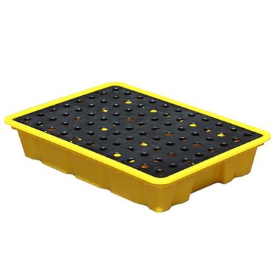 Generic Chemical-Resistant Spill Containment Tray with Removable Grating