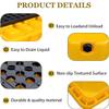Heavy-Duty Leak-Proof Spill Containment Tray for Oil and Chemicals, 72 x 72 x 16 cm view 4