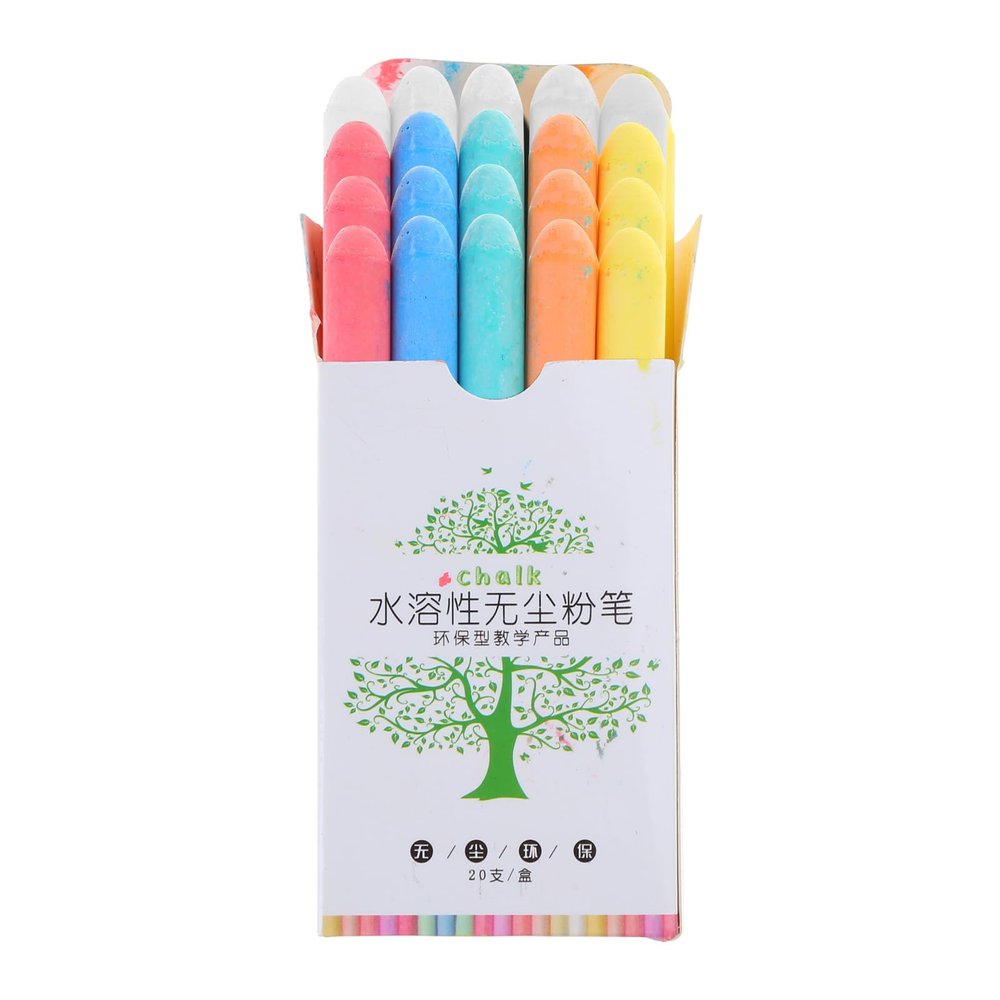 Washable Water Chalk Set for Kids, Jumbo Sidewalk Chalk for Drawing and Graffiti