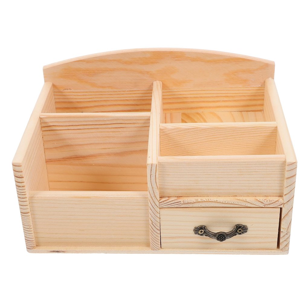 PACKOVE Space-Saving Desk Organizer with Drawer and Multiple Compartments