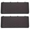 TOYANDONA 2-Pack Coffee-Colored Plastic Side Panels for Planter Boxes view 1