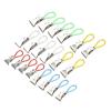 20 Colorful Stainless Steel Towel Clips for Kitchen and Bathroom view 3
