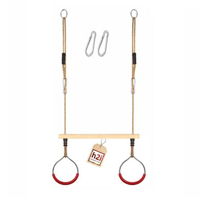 h2i Trapeze Swing with Gymnastics Rings