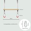 h2i Trapeze Swing with Gymnastics Rings view 3