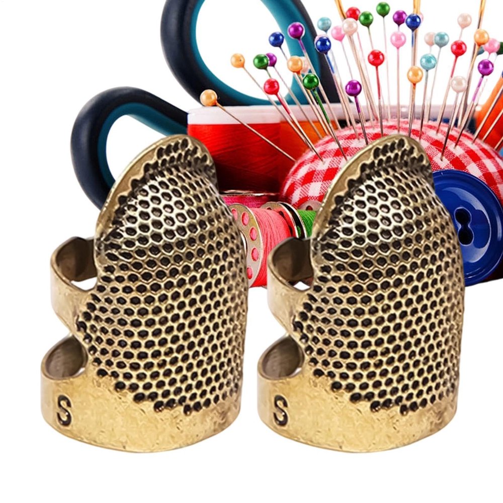 Adjustable Thimble Set for Hand Sewing