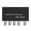 YPBEW 1-in-4-Out Video Distributor, 1-Channel-to-2-Channel Splitter for Split Visual Display in Surveillance Applications, CCTV Video Distributor Box view 4