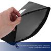 KICHOUSE Black PU Leather Zipper Organizer for Cash and Documents, Portable Money Bag for Office view 3
