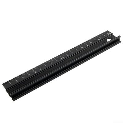 Straight Aluminum Alloy Ruler with Protective Edge