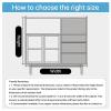 Kitchen Cabinet Curtain, Pleated Room Divider with Hooks, Self-Adhesive with Rail, Pink, 70 x 120 cm / 27 x 47 in view 2