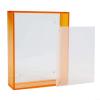 Transparent Acrylic Picture Frame, 109 x 140 cm, Frameless Picture Holder with Spacers for Home, Office, Wall Decor, Yellow (Orange) view 2