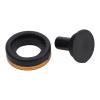 EasyByMall Aluminum Rod Cap with Anodized Accent Ring view 1