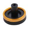 EasyByMall Aluminum Rod Cap with Anodized Accent Ring view 3